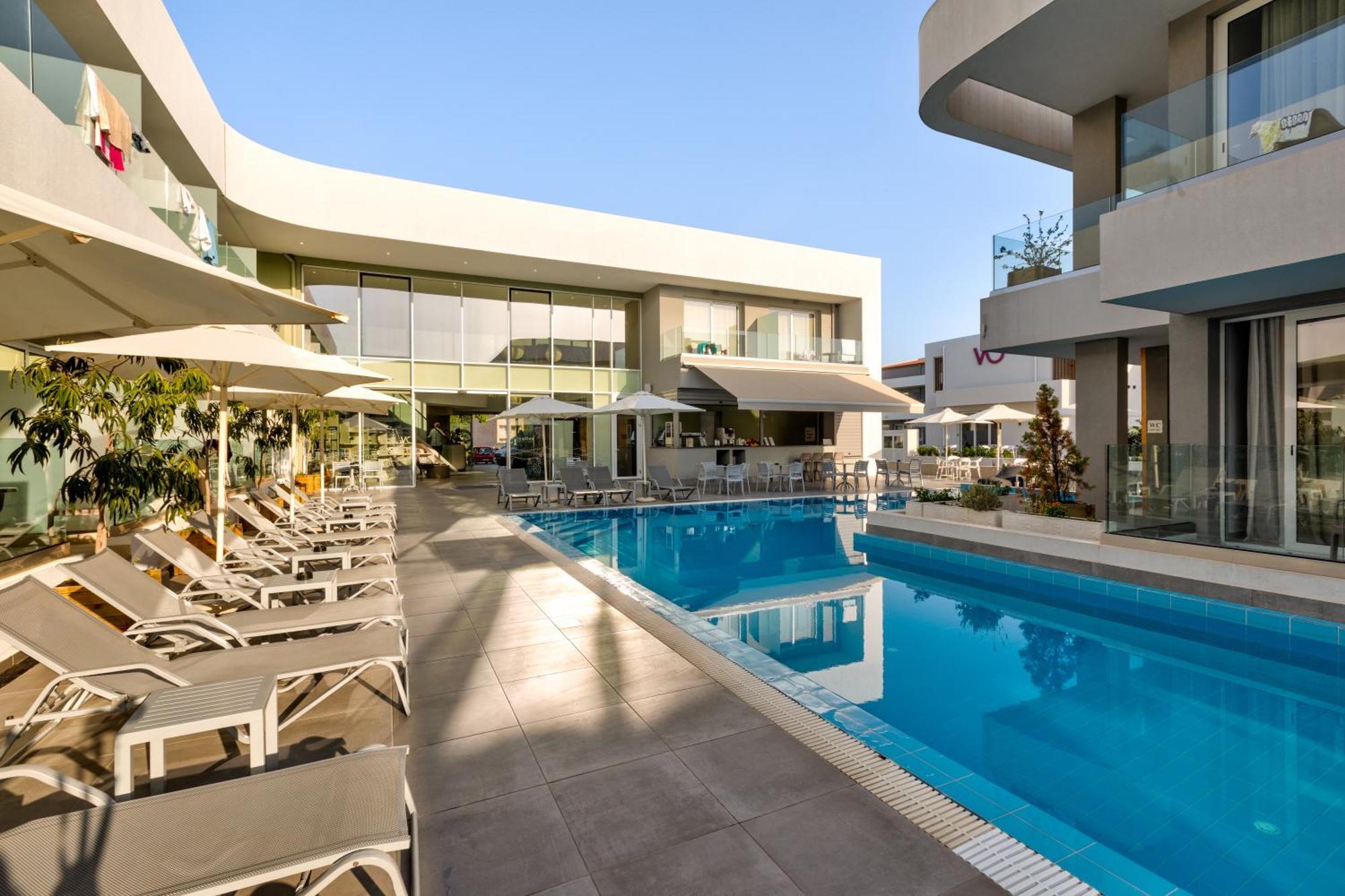 White Olive Premium Laganas Hotell Exteriör bild