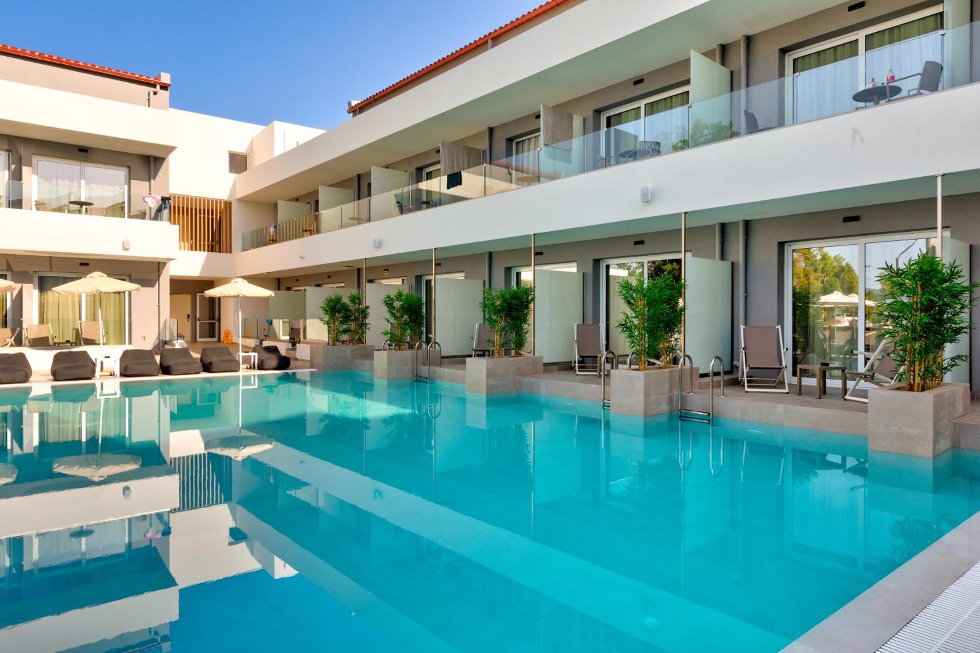 White Olive Premium Laganas Hotell Exteriör bild