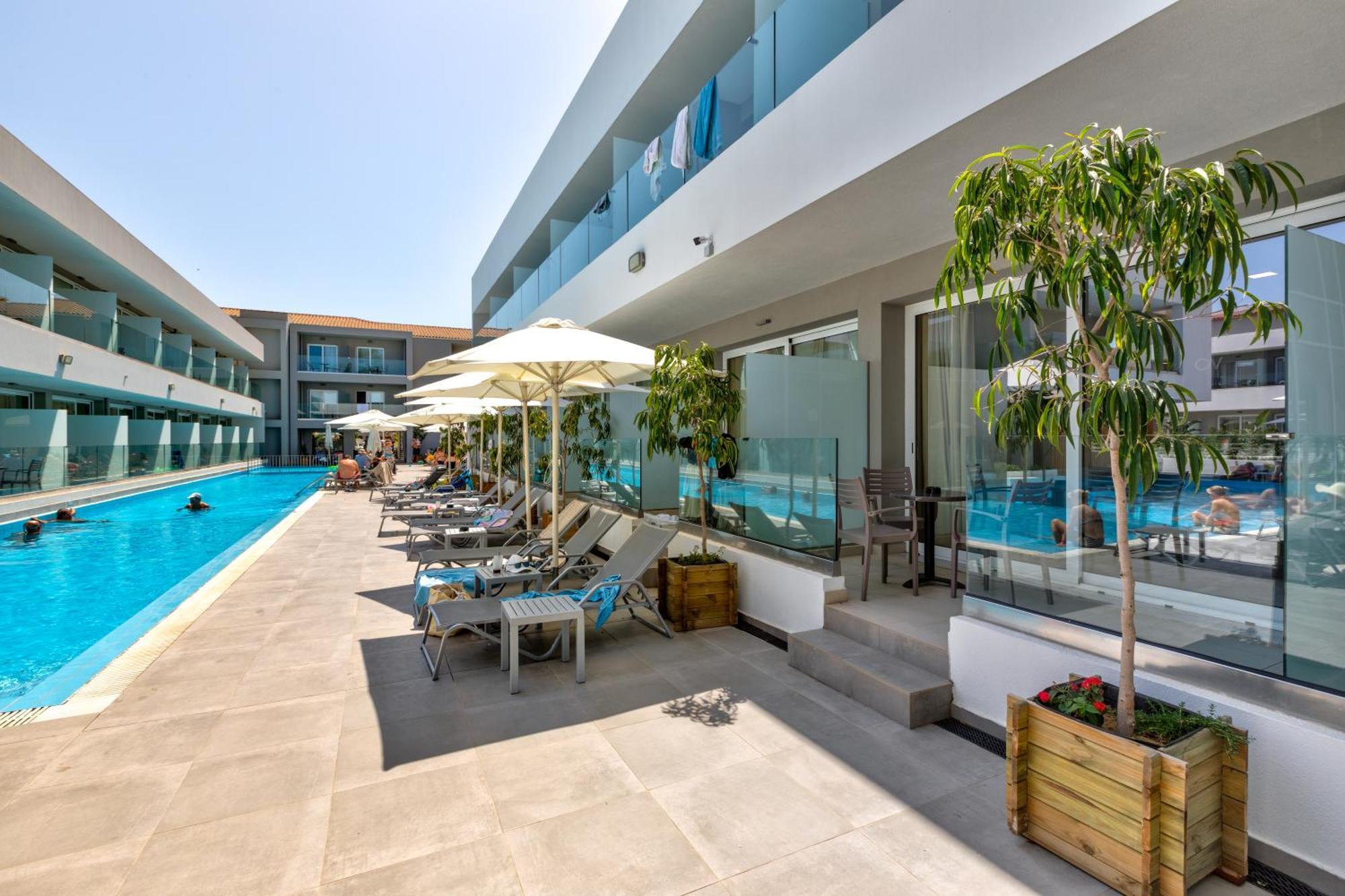 White Olive Premium Laganas Hotell Exteriör bild